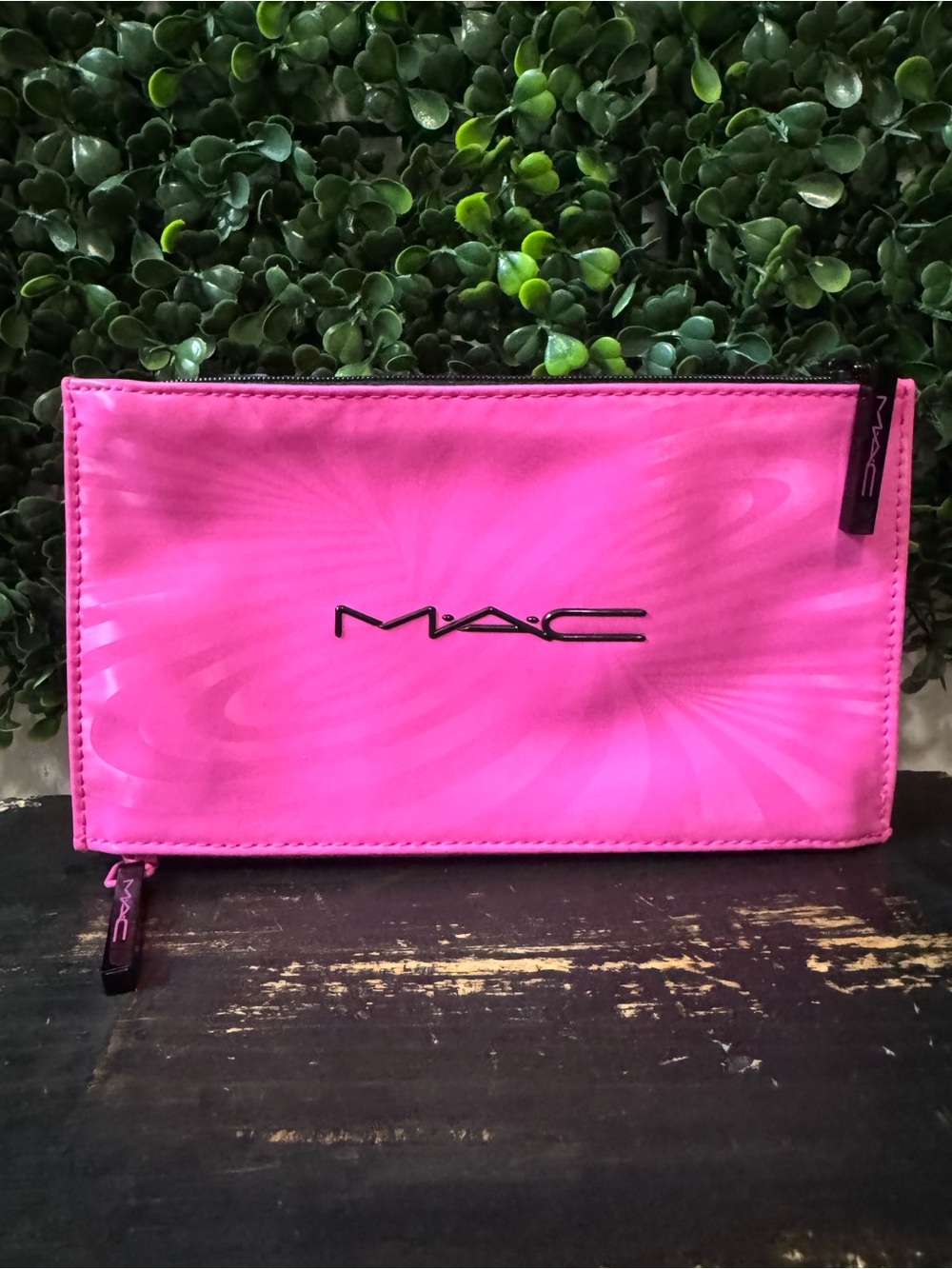 MAC DUAL POCKET COSMETIC/TRAVEL MAKEUP/BRUSH POUCH/BAG